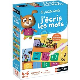 Jeu d'écriture NATHAN La Petite Ecole - J'écris les Mots - Apprentissage progressif - Des 4 ans