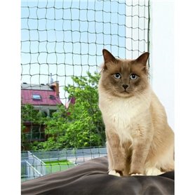 TRIXIE Filet de protection pour chat 3x2 m vert