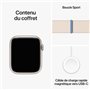 Apple Watch Series 9 GPS - 45mm - Boîtier Starlight Aluminium - Bracelet Starlight Sport Loop