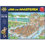 Puzzle de 1000 pièces Jumbo Jan van Haasteren - Plongée dans la piscine - PileUp