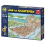 Puzzle de 1000 pièces Jumbo Jan van Haasteren - Plongée dans la piscine - PileUp