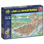 Puzzle de 1000 pièces Jumbo Jan van Haasteren - Plongée dans la piscine - PileUp