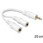 DeLOCK 65447 séparateur audio Blanc