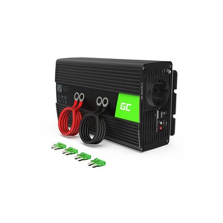 Green Cell INV08 adaptateur de puissance & onduleur Extérieure 1000 W Noir