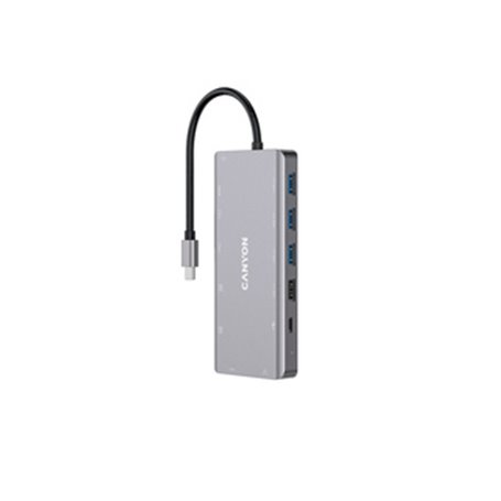 Canyon DS-12 USB 3.2 Gen 1 (3.1 Gen 1) Type-C Gris