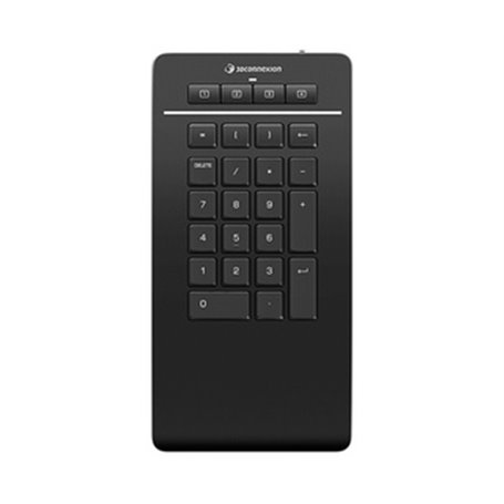 3Dconnexion Numpad Pro clavier numérique Bluetooth/USB/RF Wireless Noir