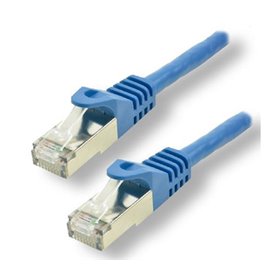 MCL FCC7BMSHF-2M/B câble de réseau Bleu Cat7 S/FTP (S-STP)