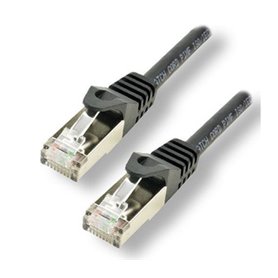 MCL FCC7BMSHF-2M/N câble de réseau Noir Cat7 S/FTP (S-STP)