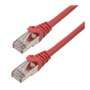 MCL 2m Cat6a S/FTP câble de réseau Rouge S/FTP (S-STP)