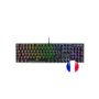 Mars Gaming MK422 clavier Jouer USB AZERTY Français Noir