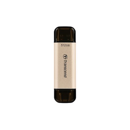 Transcend JetFlash 930C lecteur USB flash 512 Go USB Type-A / USB Type-C 3.2 Gen 1 (3.1 Gen 1) Or