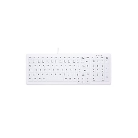 CHERRY AK-C7000 clavier USB AZERTY Français Blanc