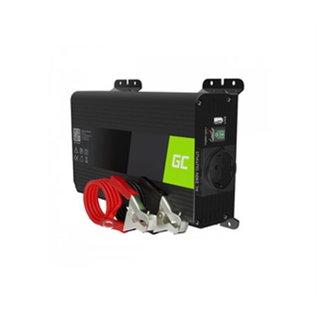 Green Cell INVGC05 adaptateur de puissance & onduleur Auto 300 W Noir