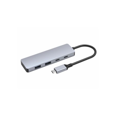 DLH DY-TU5125 hub & concentrateur USB Type-C 10000 Mbit/s Gris