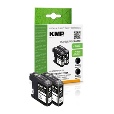 KMP B62DX cartouche d'encre 2 pièce(s) Compatible Noir