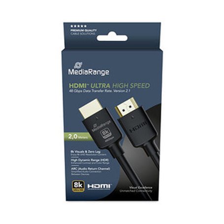 MediaRange MRCS220 câble HDMI 2 m HDMI Type A (Standard) Noir