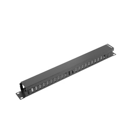 Lanberg AK-1201-B accessoire de racks Panneau de gestion de câbles