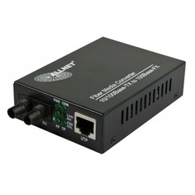 ALLNET ALL-MC107-ST-MM convertisseur de support réseau 100 Mbit/s Multimode Noir