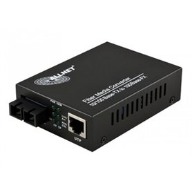 ALLNET ALL-MC106-SC-SM convertisseur de support réseau 100 Mbit/s 1310 nm Monomode Noir