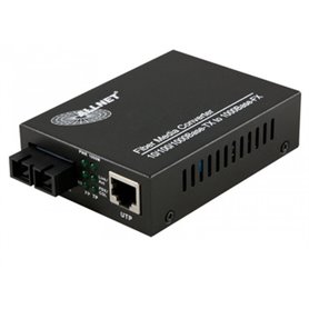 ALLNET ALL-MC105G-SC-SM convertisseur de support réseau 1000 Mbit/s Monomode Noir