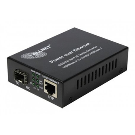 ALLNET ALL-MC202P-SFP1-POE convertisseur de support réseau 1000 Mbit/s Multimode