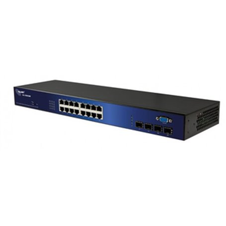 ALLNET ALL-SG8420M Géré L2 Gigabit Ethernet (10/100/1000) 19U Noir