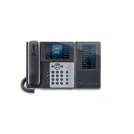 POLY Téléphone IP Edge E550 compatible PoE