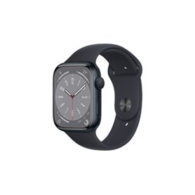 Apple Watch Series 8 OLED 41 mm Numérique 352 x 430 pixels Écran tactile Noir Wifi GPS (satellite)