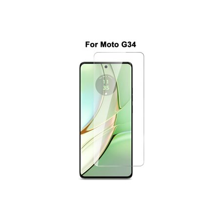 WE PACK verre tremp t coque de protection transparente MOTOROLA MOTO G34