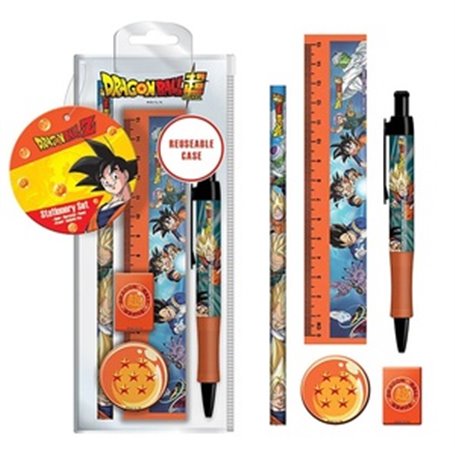 PYRAMID SET DE PAPETERIE DRAGONBALL BATTLE OF GODS COULEURS