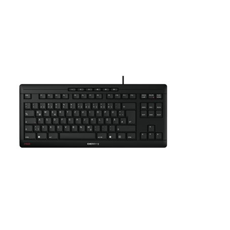 CHERRY STREAM KEYBOARD TKL clavier USB QWERTZ Allemand Noir