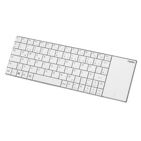 Rapoo E2710 clavier RF sans fil QWERTZ Allemand Blanc