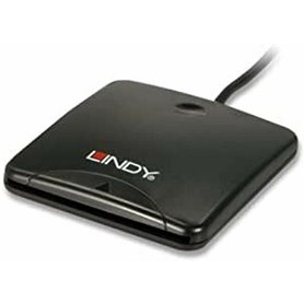 Lindy 42768 lecteur de carte magnétique Noir USB