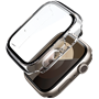 Coque Apple Watch 5/6/SE 40mm Transparente contours noirs - Eco-conçu en matériaux recyclés Force Case