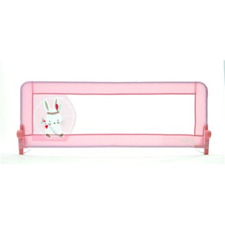 Rail de lit 2 en 1 rose de lapin