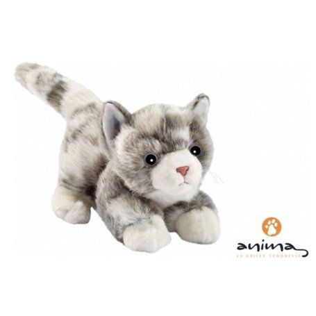 1965 chaton joueur gris 20 cm