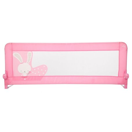 Rail de lit 2 en 1 rose de lapin