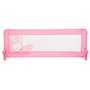 Rail de lit 2 en 1 rose de lapin