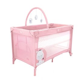 Lit De Voyage Complet Duo Bebe Giraffe Rose