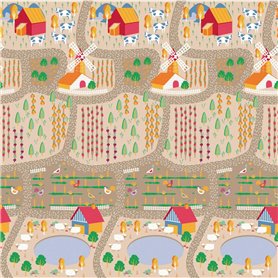 Tapis de jeu pliable 200 X 180 Farm-City