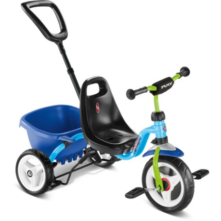 Tricycle Bleu Puky Ceety Propulsion avant Droit