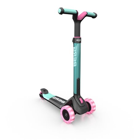 BERG Nexo trottinette pliable Menthe-Roues LED