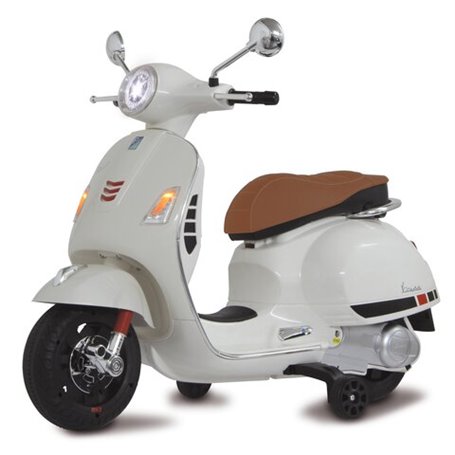 Ride-on Vespa GTS 125 blanc 12V