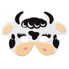 Masque vache pour fete carnaval