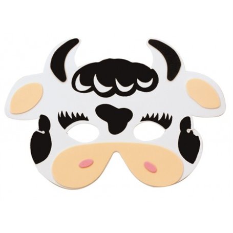 Masque vache pour fete carnaval