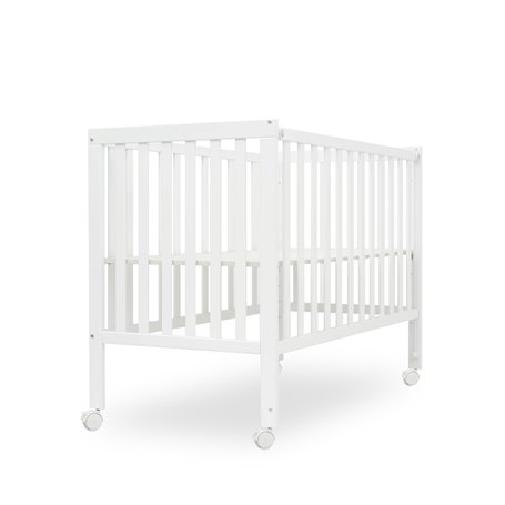 Lit Bébé en hetre Mod. Basic - blanc