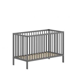 Lit Bébé Dino 60x120 Cm Anthracite