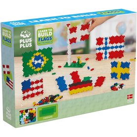 PlusPlus ++ - Kit decouverte Drapeaux du monde - 700 pcs