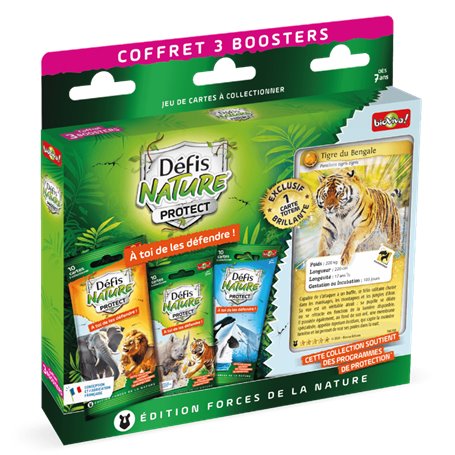 Coffret 3 boosters Defis nature protect