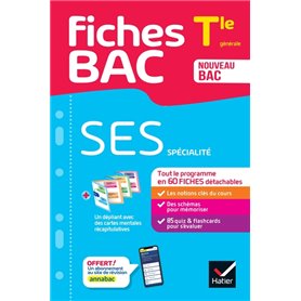 Fiches bac - SES Tle (spécialité) - Bac 2025